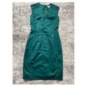 H&M Cocktail Dress  - Green - Size:2. Used - WORN ONCE ONLY. AS GOOD AS NEW!